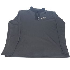 Encore Boston Harbor Quarter Zip Pullover Gray Black Mens 2XL Polyester New wTag